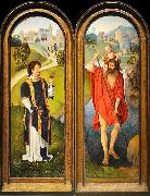 Hans Memling Sant Esteve i Sant Cristofor oil painting